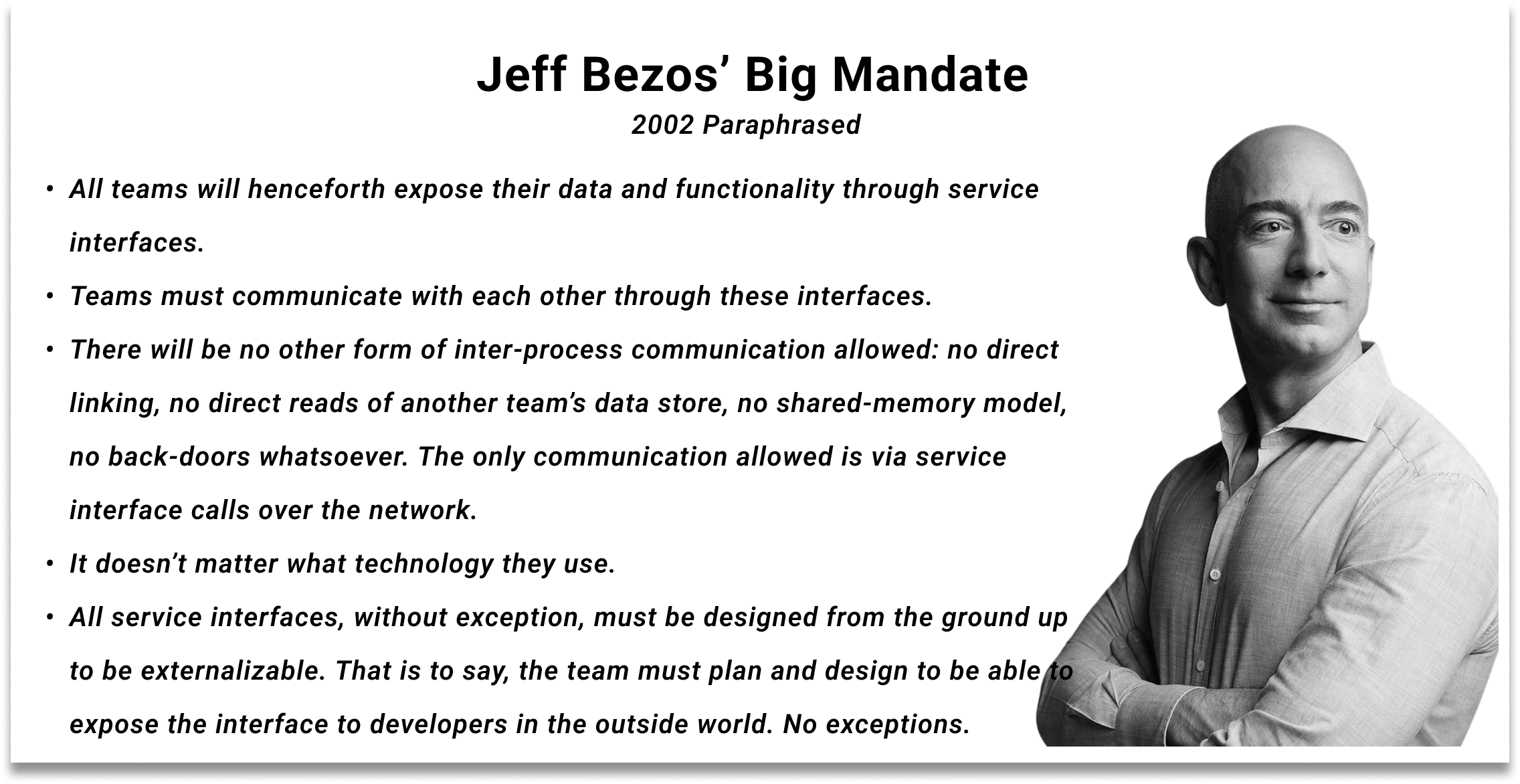 Jeff Bezos&#39; mandate